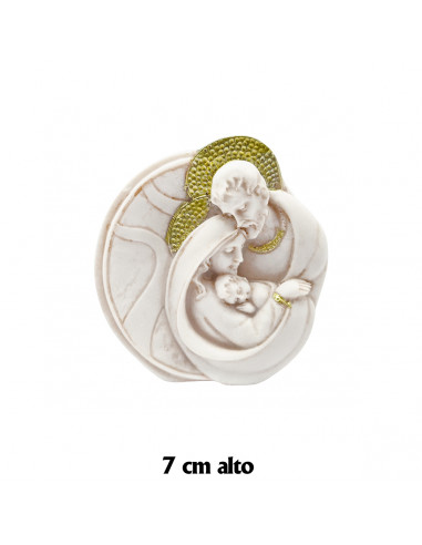Placa Sagrada Familia 7X8cm Con...