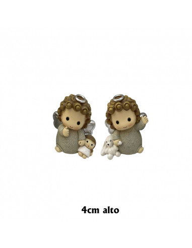 Pareja De Angeles Res 4Cm Pl02 Con...