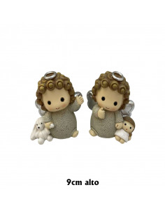 Pareja De Angeles Res 9Cm...