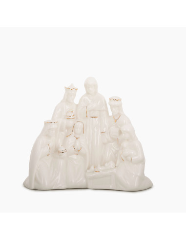 Nacimiento Porcelana Blanca 18X21cm...