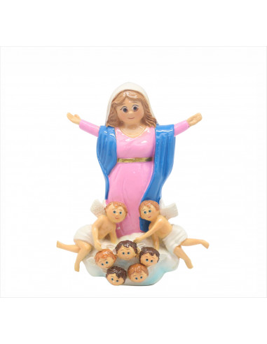 Virgen De La Asuncion Con Angelitos Infantil