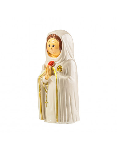 Virgen Rosa Mistica 9cm Infantil