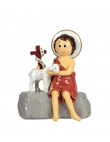 San Juan Bautista Niño Con Oveja...