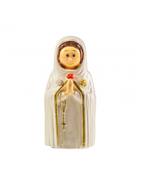 Virgen Rosa Mistica 9cm Infantil