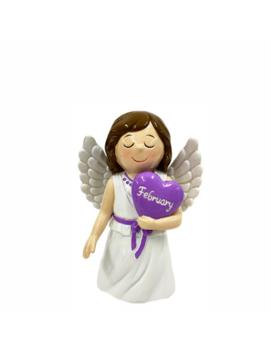 Angel Mes Enero Con Corazon Infantil