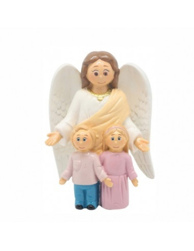 Angel De La Guarda Con Niño Y Niña...
