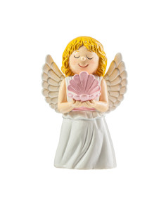 Angel Bautismo Rosa 9Cm...