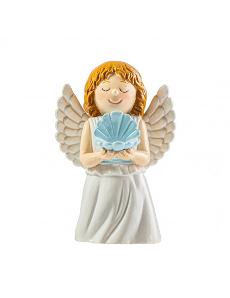 Angel Bautismo Azul 9Cm Infantil