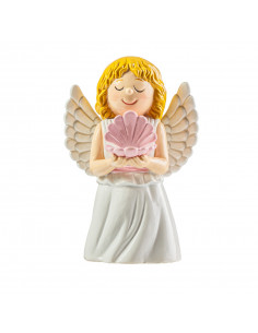 Angel Bautismo Rosa 9Cm...