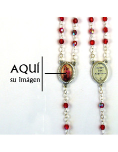 Pulsera Rosario Cristal...