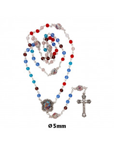 Rosario Cristal Tallado 6mm...