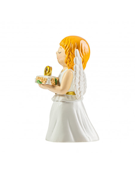 Angel Del Matrimonio Anillos Dorados 9Cm Infantil