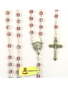 Rosario Cristal Tallado 6Mm...