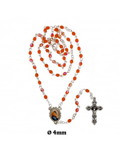 Rosario Cristal Tallado 4Mm...