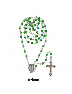 Rosario Cristal Tallado 4Mm...