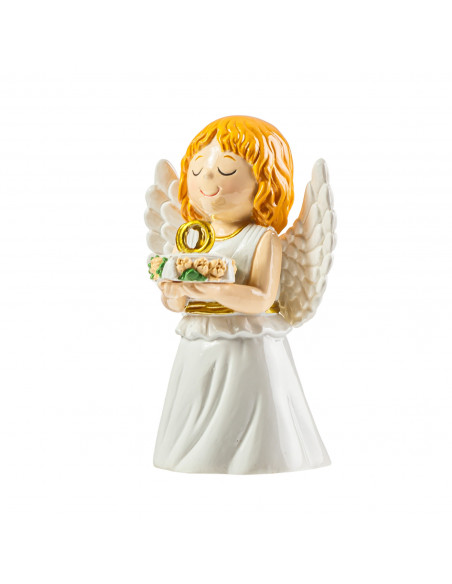 Angel Del Matrimonio Anillos Dorados 9Cm Infantil