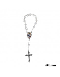 Decena Cristal Tallado D6 Azul