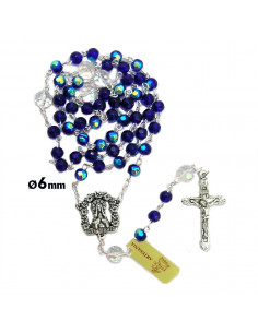 Rosario Cristal Tallado 6Mm...