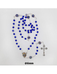 Rosario Cristal Tallado 6Mm...