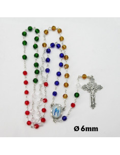 Rosario Cristal Tallado 6Mm...