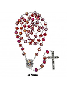 Rosario Cristal Tallado 6Mm...