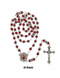 Rosario Cristal Tallado 6Mm...