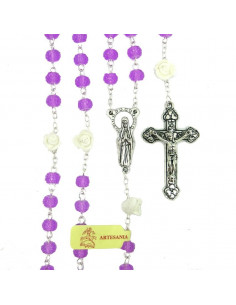 Rosario Cristal Liso 6Mm...