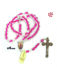 Rosario Cristal Liso 8Mm...