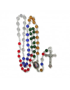 Rosario Cristal Liso 6Mm...