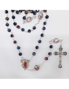 Rosario Cristal Liso 6Mm...