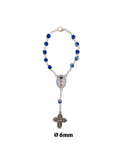 Decena Cristal Tallado 6mm...