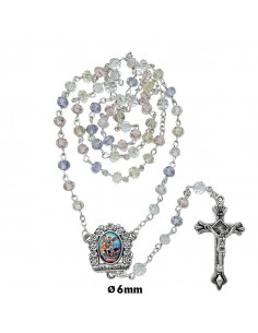 Rosario Cristal Tallado...