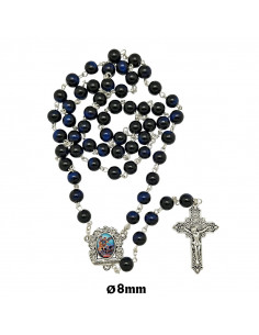 Rosario Cristal Liso 6Mm...