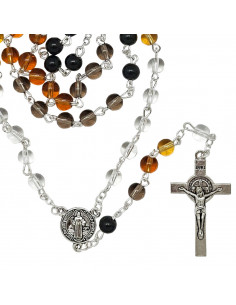 Rosario Cristal Liso 6Mm...