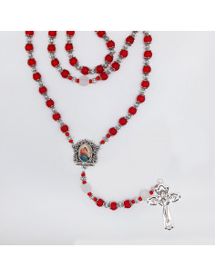 Rosario Cristal Liso 6Mm...