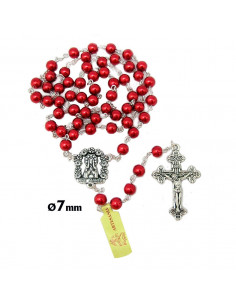 Rosario Cristal Liso 7Mm...