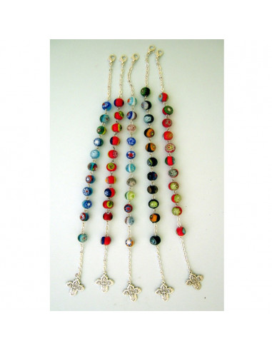 Brazalete Cristal Murano 5mm