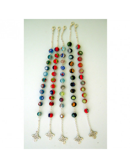 Brazalete Cristal Murano 5mm