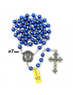 Rosario Cristal Liso 7Mm...