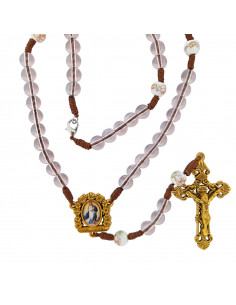 Rosario Cristal Liso 6Mm...