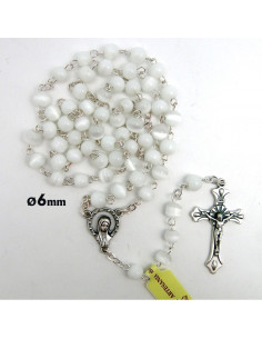 Rosario Cristal Liso 6Mm...