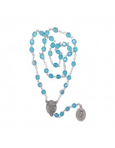 Rosario Cristal Liso 6Mm...