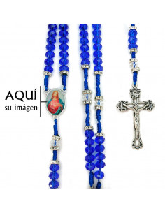 Rosario Cristal Liso 8Mm...