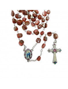 Rosario Cristal Liso 8Mm...