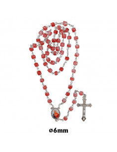 Rosario Cristal Forma Cubo...