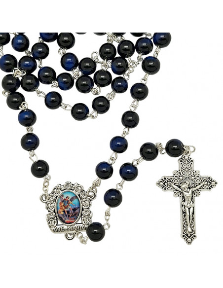 Rosario Cristal Trasparente Oval 8X6mm