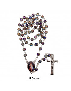 Rosario Cristal 6Mm Morado...