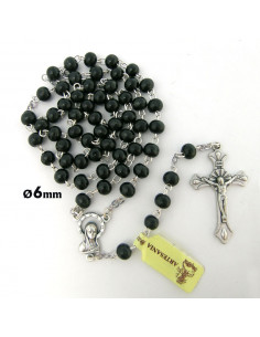 Rosario Madera Redondo 6mm...