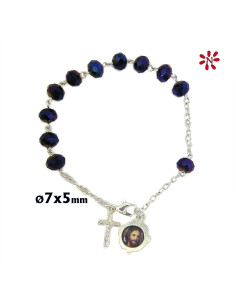 Rosario Brazalete Cristal...