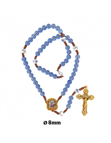 Rosario Cristal Oval 8X6mm...